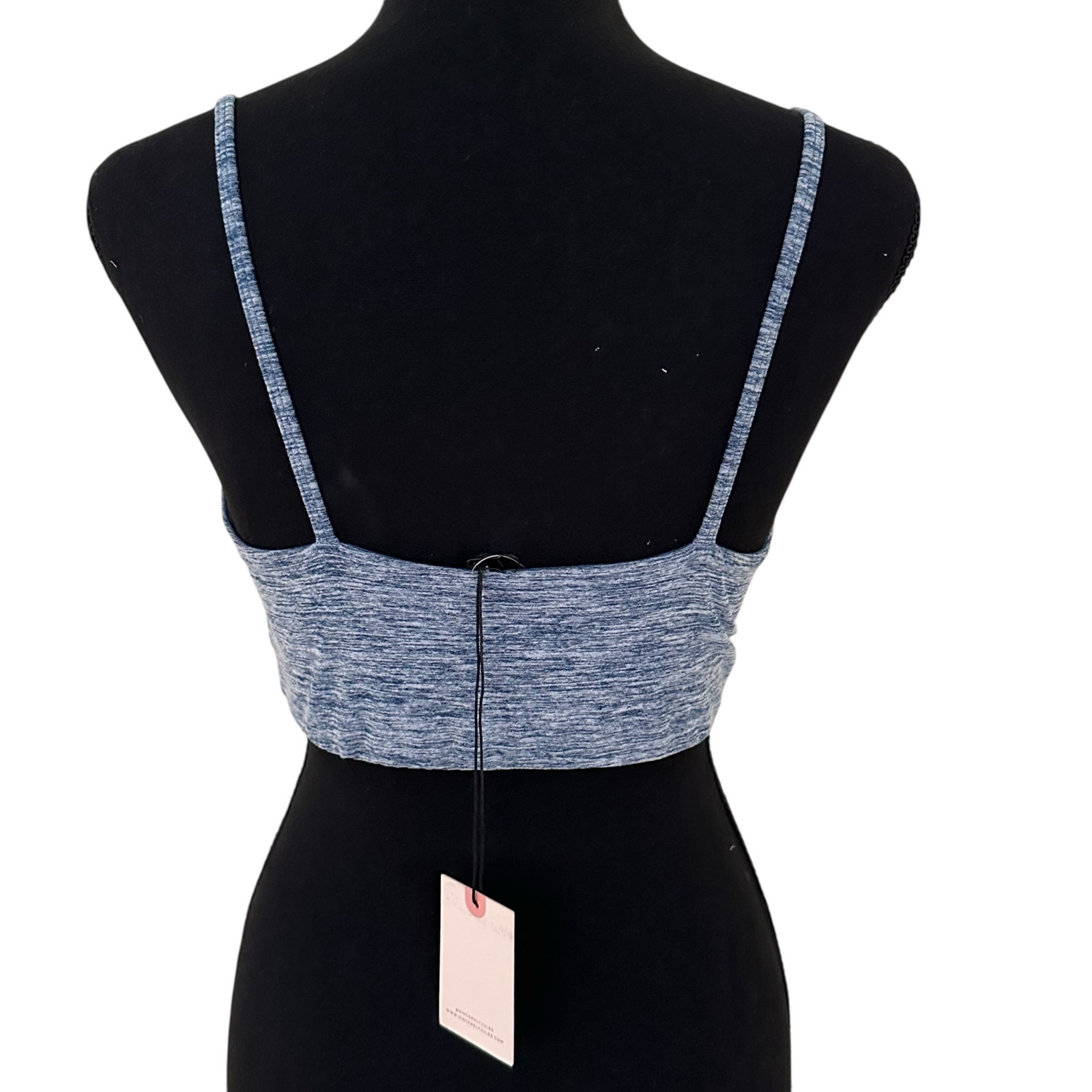 Sincerely Jules Women Active Blue Sport Bra - Size M - Nwt — image 2 of 6